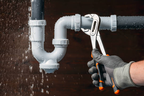 Professional Plumbing technician working in Random Lake, WI